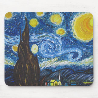 Alfombrilla De Ratón Noche estrellada Mousepad