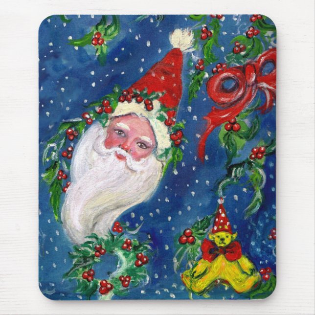 Alfombrilla De Ratón NOCHE navidad / SANTA (Frente)
