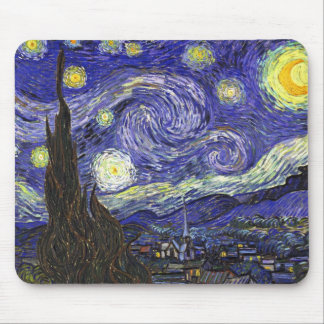 Alfombrilla De Ratón Noche Van Gogh Starry