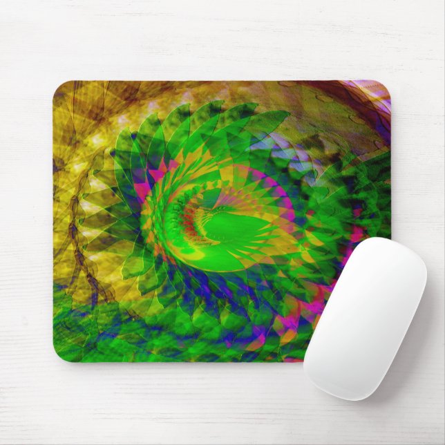 Alfombrilla De Ratón Noches de luz negra..... (Con ratón)