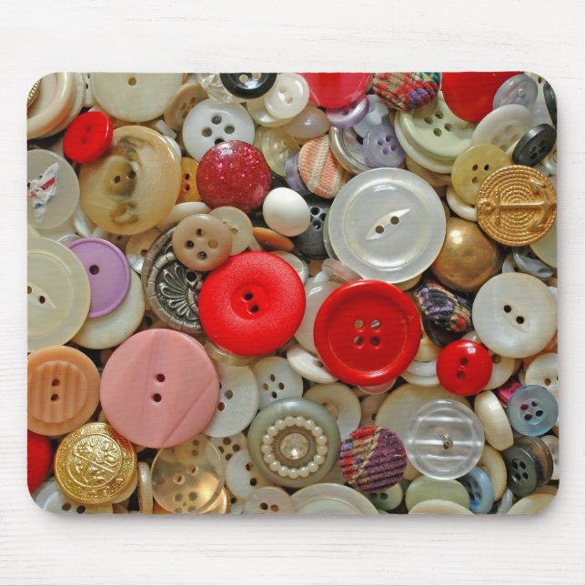 Alfombrilla De Ratón Nociones de costura Mousepad (Frente)