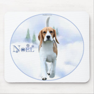 Alfombrilla De Ratón Noel Beagle Mousepad