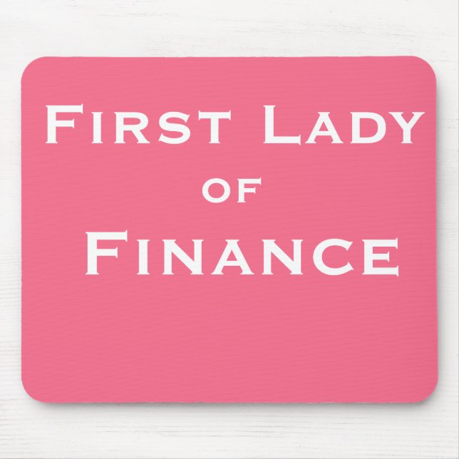 Alfombrilla De Ratón Nombre de Chiste de jefe de contable Femenino Feme (Frente)