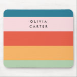 Alfombrilla De Ratón Nombre de la banda horizontal retro de Groovy colo<br><div class="desc">Colorful Groovy Retro Nombre de banda horizontal almohadilla de ratón perfecta como regalo a tu amigo,  tía,  mamá,  colega o compañero de trabajo.</div>