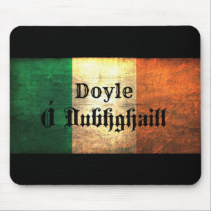 Alfombrilla De Ratón Nombre de la familia Doyle irlandesa