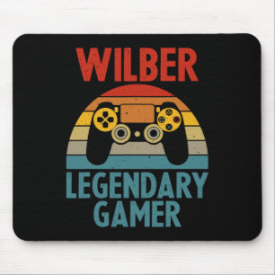 Alfombrilla De Ratón Nombre de regalo Wilber Personalizado Divertido Ju