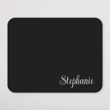 Nombre moderno femenino en blanco y negro