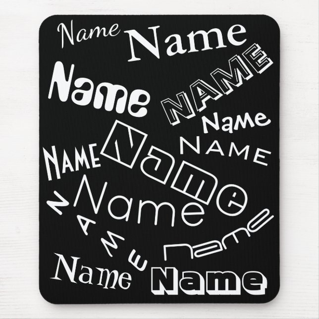 Alfombrilla De Ratón Nombre personalizado (Frente)