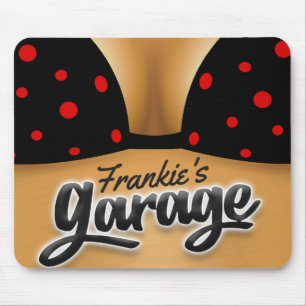 Alfombrilla De Ratón NOMBRE Personalizado Bikini Babe Chica Man Cave Ga