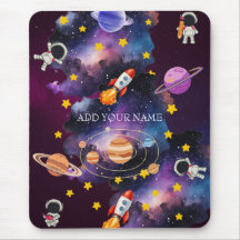Nombre personalizado de astronauta de galaxia del