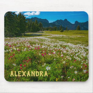 Alfombrilla De Ratón Nombre personalizado de Avalanche Lily Superbloom