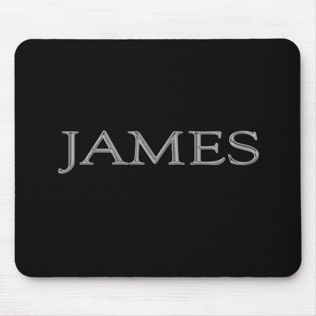Alfombrilla De Ratón Nombre personalizado de James (Frente)