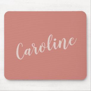 Alfombrilla De Ratón Nombre personalizado de la tipografía Minimalista