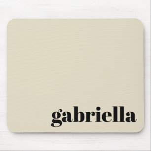Alfombrilla De Ratón Nombre personalizado de la tipografía negrita negr