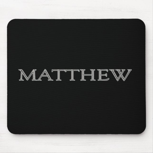 Alfombrilla De Ratón Nombre personalizado de Matthew (Frente)