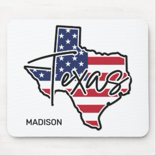 Alfombrilla De Ratón Nombre personalizado de Texas