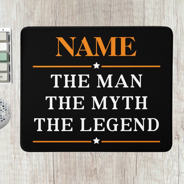 Alfombrilla De Ratón Nombre Personalizado El Hombre El Mito La Leyenda (Subido por el creador)