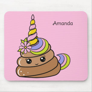 Alfombrilla De Ratón Nombre personalizado estiércol de unicornio