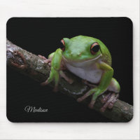 Nombre personalizado Frog Mouse Pad