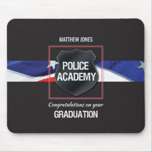 Alfombrilla De Ratón Nombre personalizado, graduación de la academia de