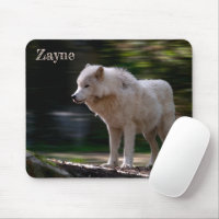 Nombre personalizado Lobo blanco Lover