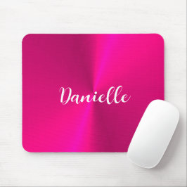 Alfombrilla De Ratón Nombre personalizado metalizado falso brillante ro