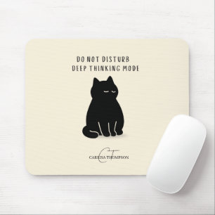 Alfombrilla De Ratón Nombre personalizado No molestar Modo Pensamiento 