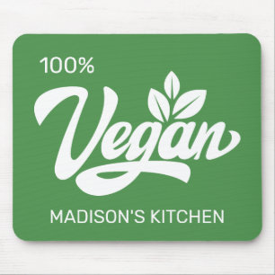 Alfombrilla De Ratón Nombre personalizado y color vegan