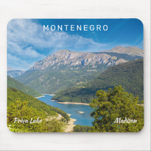 Alfombrilla De Ratón Nombre personalizado y Montenegro de texto