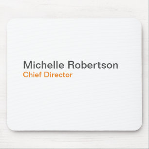 Alfombrilla De Ratón Nombre propio de adición Minimalista de la placa b