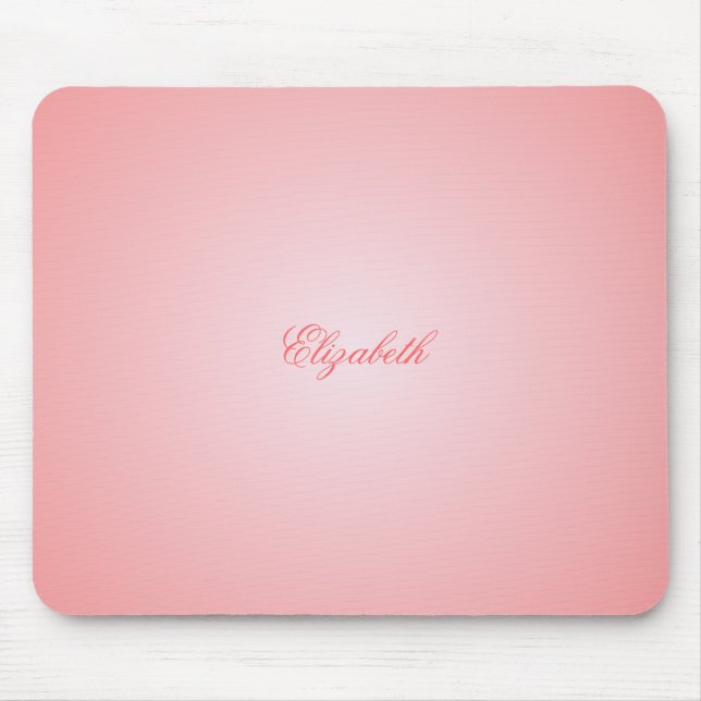 Alfombrilla De Ratón Nombre rosa Mousepad (Frente)