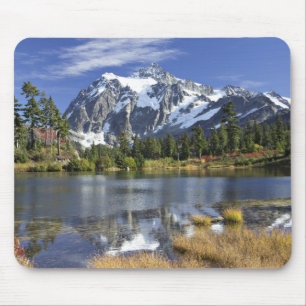 Alfombrilla De Ratón Norteamérica, Washington, Cascadas. Mt. Shuksan