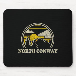 Alfombrilla De Ratón North Conway New Hampshire Nh Camiseta Vintage Hik