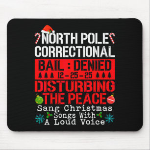 Alfombrilla De Ratón North Le Correctional Cantó Canciones De Navidad C