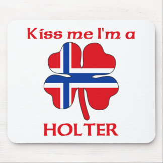 Alfombrilla De Ratón Noruegos personalizada me besan que soy Holter