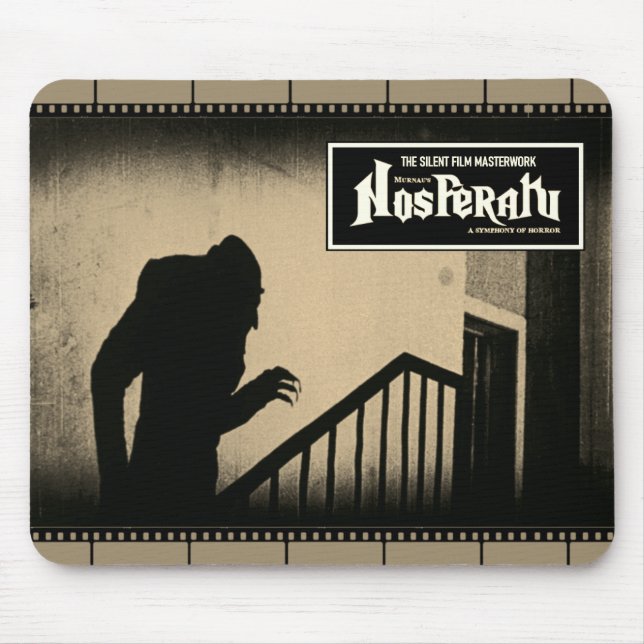 Alfombrilla De Ratón Nosferatu Filmstrip Mousepad clásico (Frente)