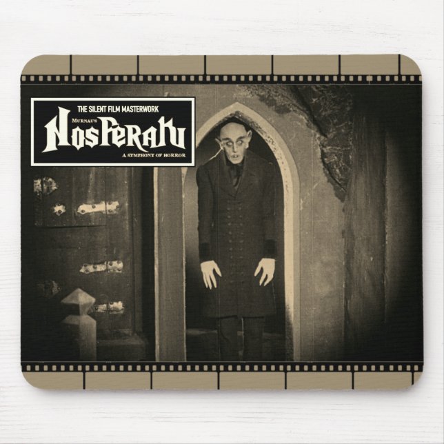 Alfombrilla De Ratón Nosferatu Filmstrip Mousepad clásico (Frente)
