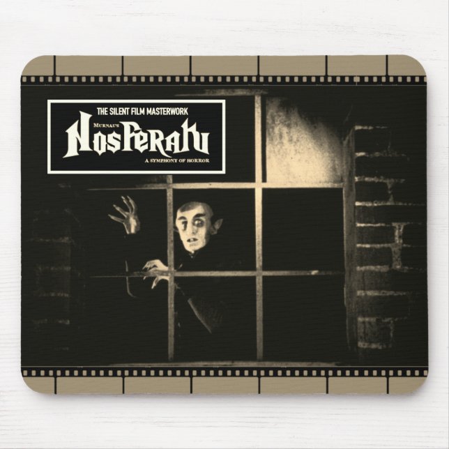 Alfombrilla De Ratón Nosferatu Filmstrip Mousepad clásico (Frente)