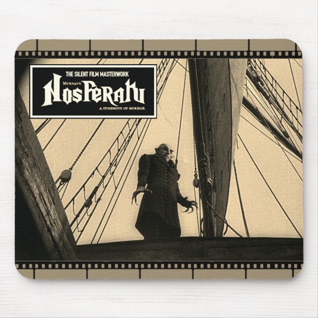 Alfombrilla De Ratón Nosferatu Filmstrip Mousepad clásico (Frente)