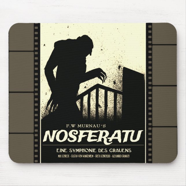 Alfombrilla De Ratón "NOSFERATU" Poster Mousepad (Frente)