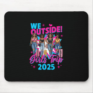 Alfombrilla De Ratón Nosotras Fuera Viaje de Chicas 2025 Chicas Afro Mu