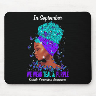 Alfombrilla De Ratón Nosotros usamos verde azulado púrpura Conciencia d