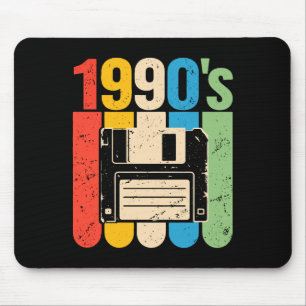 Alfombrilla De Ratón Nostalgia por la computadora de disco flexible ret
