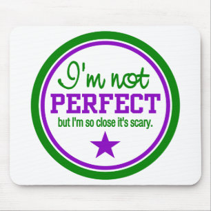 Alfombrilla De Ratón NOT PERFECT mousepad - green / purple
