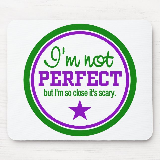 Alfombrilla De Ratón NOT PERFECT mousepad - green / purple (Frente)