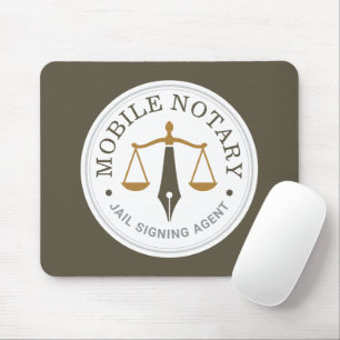 Alfombrilla De Ratón Notario Público Móvil Firma Legal Personalizada Ca