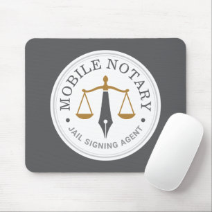 Alfombrilla De Ratón Notario Público Móvil Firma Legal Personalizada Gr