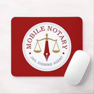 Alfombrilla De Ratón Notario Público Móvil Firma Legal Personalizada Ro