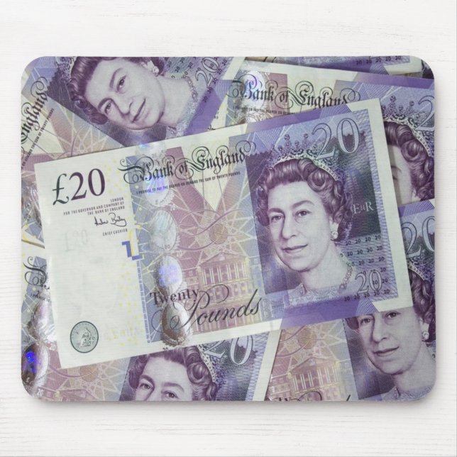 Alfombrilla De Ratón Notas £20 (Frente)