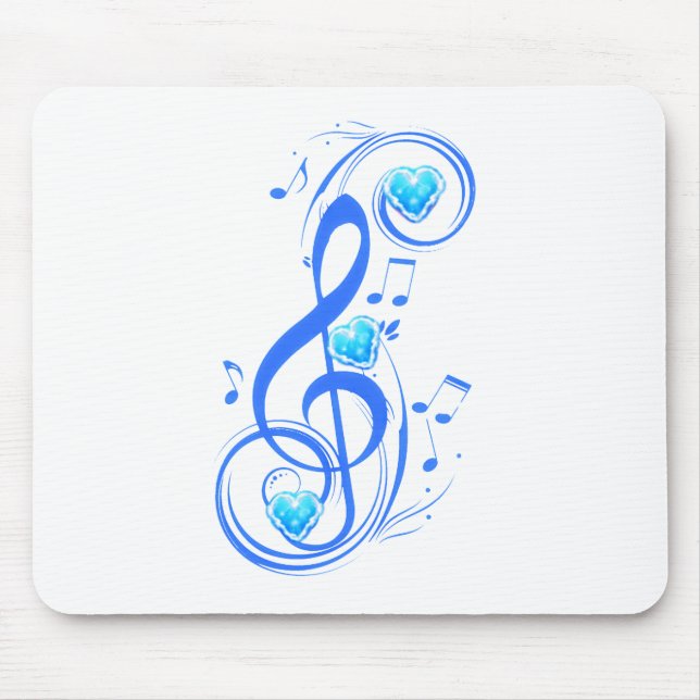 Alfombrilla De Ratón Notas de amor_ (Frente)